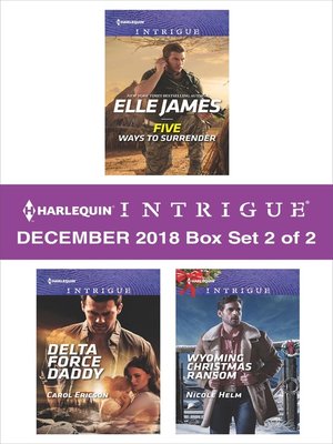 cover image of Harlequin Intrigue December 2018--Box Set 2 of 2
